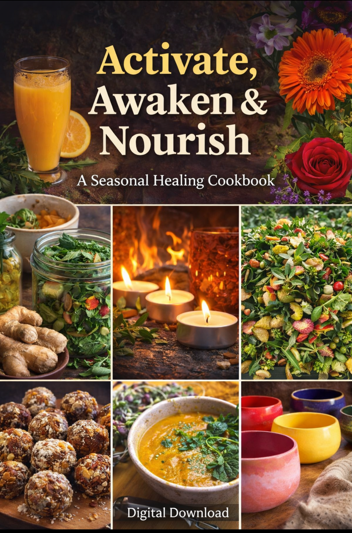 Activate, Awaken & Nourish – A Seasonal Healing Cookbook (Digital Download)
